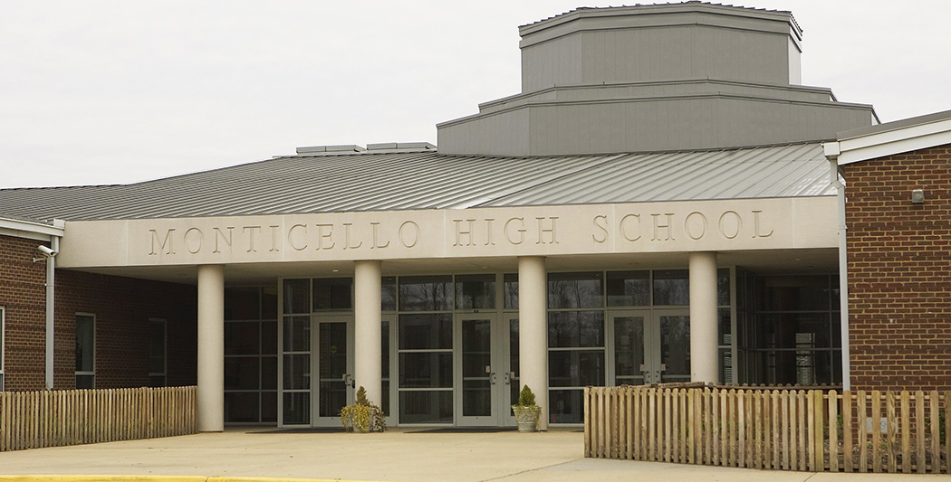 Exterior photo of Albemarle High School