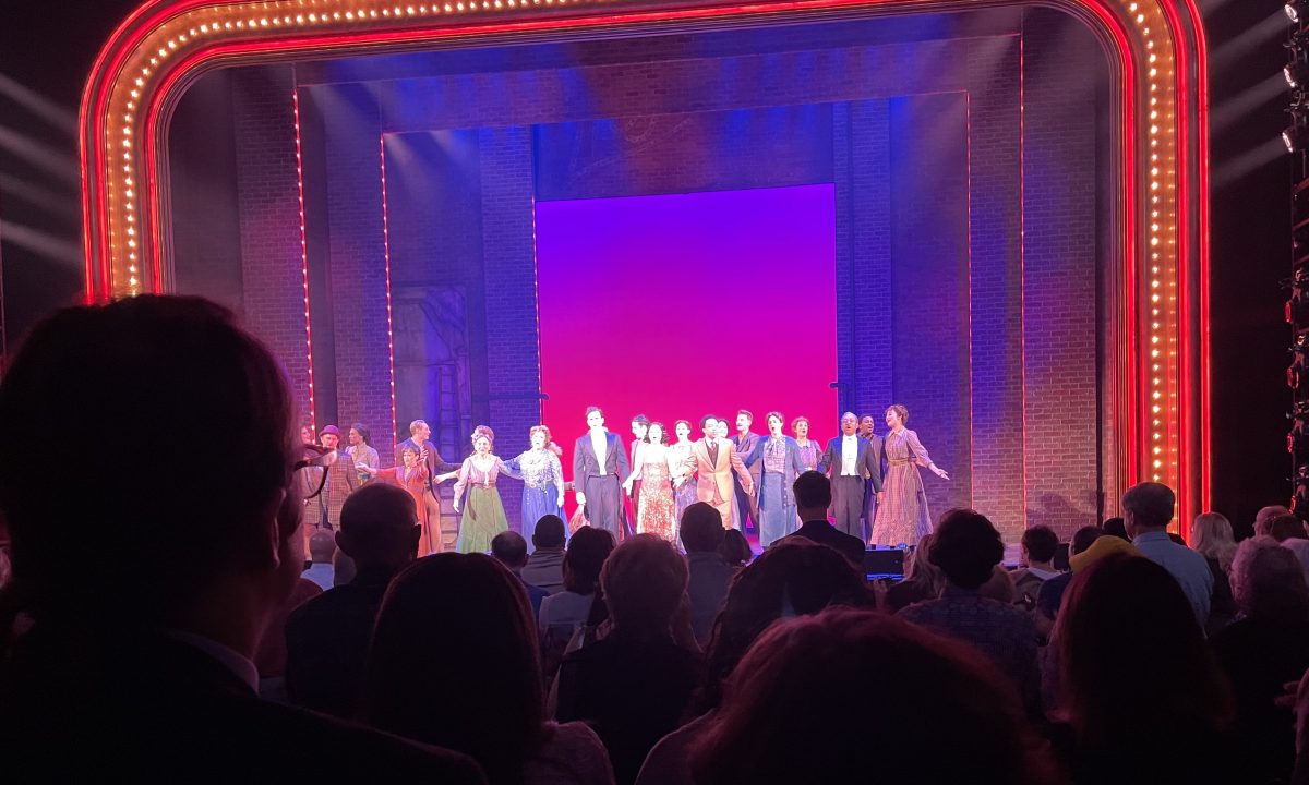 The "Funny Girl" cast receives a standing ovation on opening night at The Orpheum (Credit: Michael Donahue)
