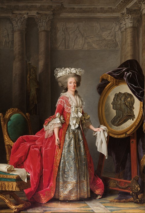 Adelaide Labille-Guiard, Portrait of Madame Adelaide, about 1787.