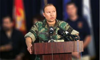 Adviser Gordon in former military role