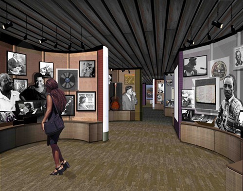 An artists rendering of the Blues Foundation museum