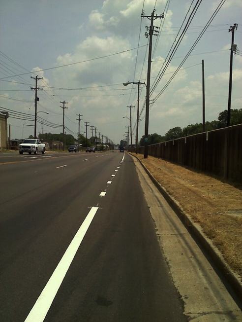 Flyer reader Scott Banbury snapped this shot of the new bike lanes on Chelsea.