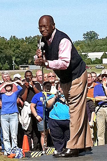 Cain on the stump in Bartlett