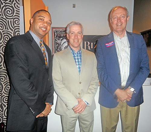 Carson, Anderson, and Kyle at Wednesday night event