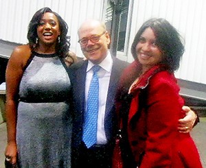 Congressman Cohen with attendees London Lamar (left) and Liz Rincon