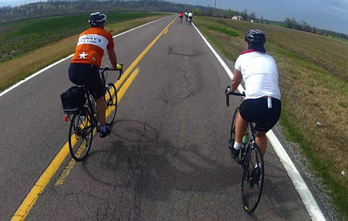 Cyclists spent two days mapping a safe route from Kentucky to Memphis.