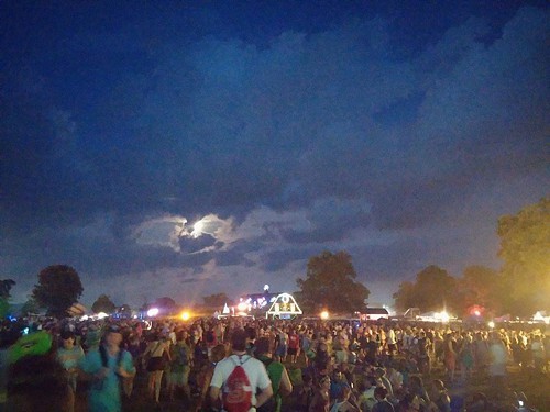 Full moon over Bonnaroo