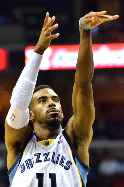 If Mike Conley keeps this up, Memphis is going to build a statue of this free throw pose somewhere.