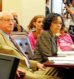 Kennedy and Madlock during recent Title X hearing