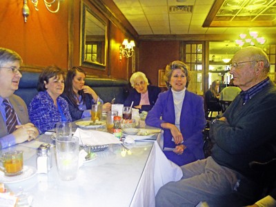 McMillan (second from right) with Democrats in Collierville