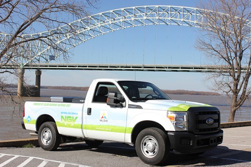 MLGW CNG-fueled truck