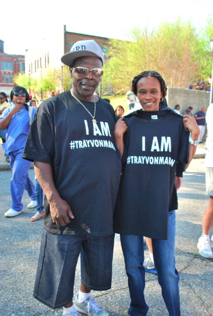 People in I Am Trayvon Martin tees peppered the crowd.