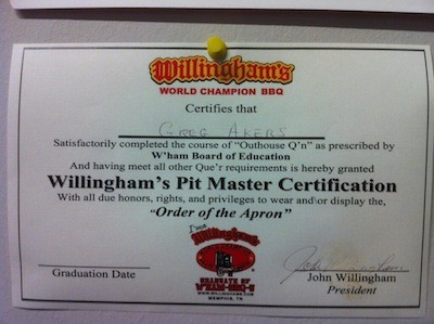 Pit Master Certification