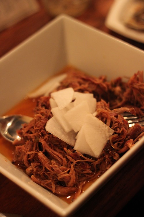 Pulled pork.