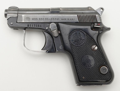 Semi-automatic .25 caliber pistol