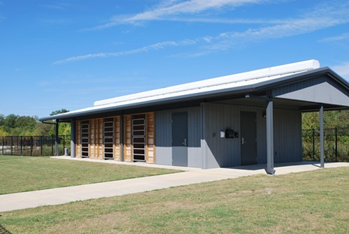 The barn for farm animals