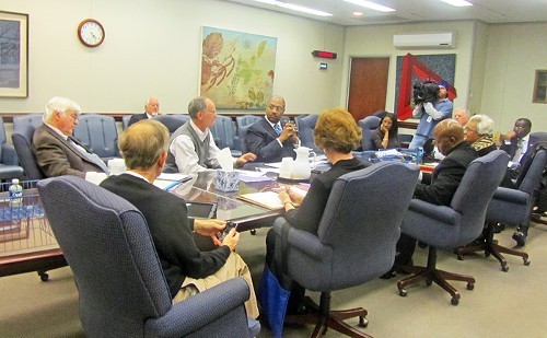 The committee on renaming parks had its inaugural meeting Friday in the City Council conference room.