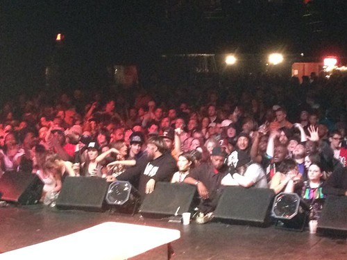 The crowd anxiously awaiting Da Mafia 6ix