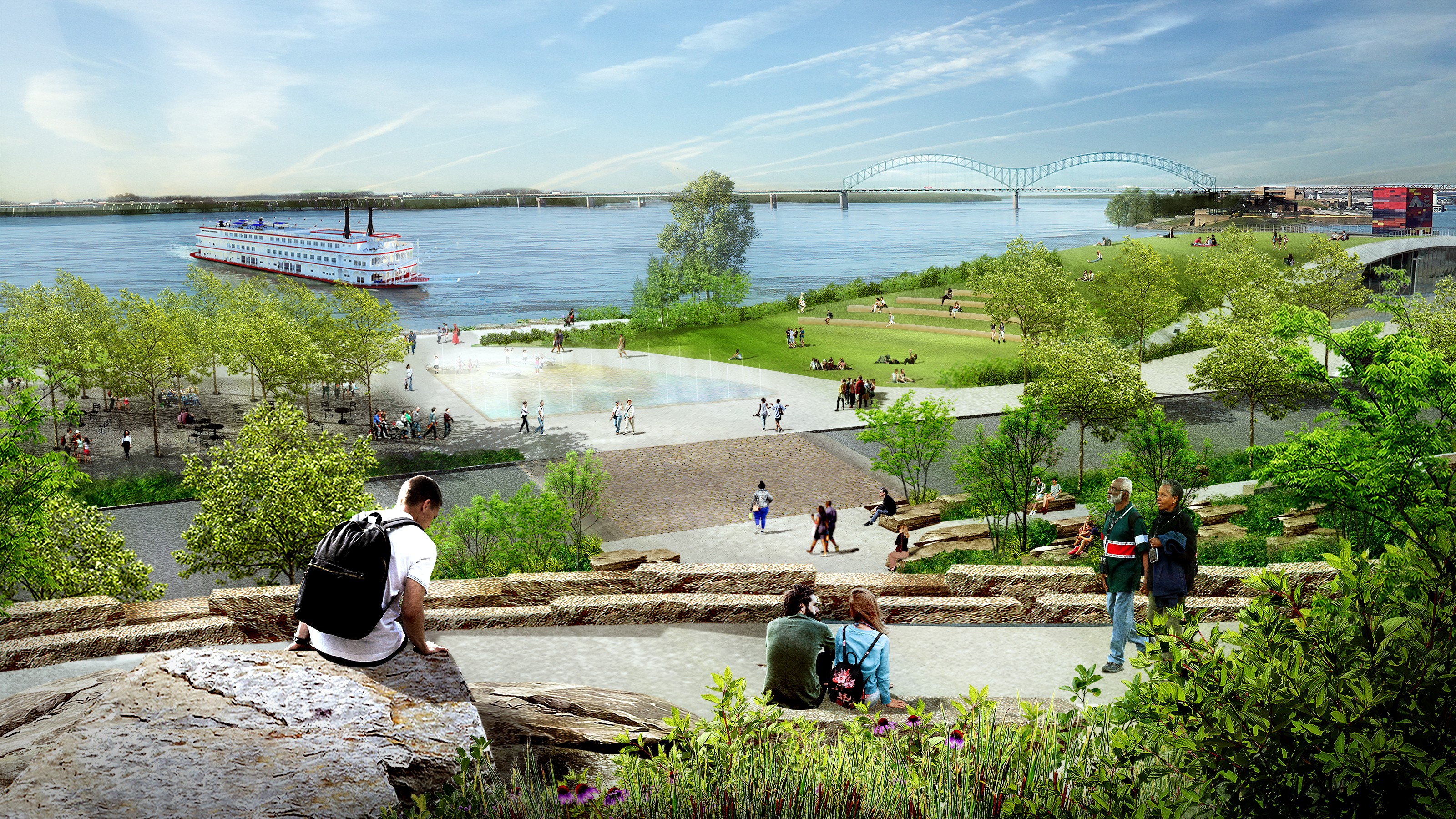 Memphis Flyer | Final Plans Unveiled for New Tom Lee Park