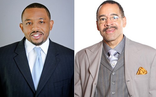 Woods (l), Whalum