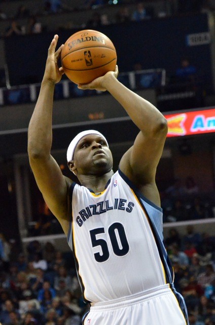 Z-Bo had a 20-10 game last night, doing a good job scoring on the move.